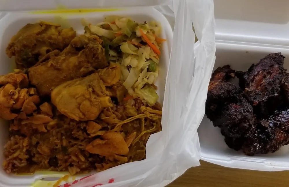 Curry Chicken Rice & Peas